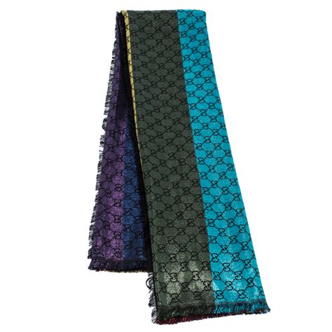 gucci rainbow shawl|Gucci shawl for women.